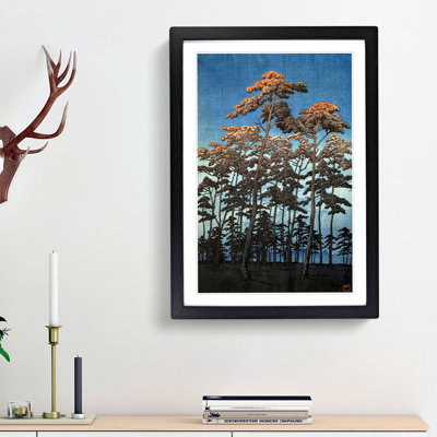 Autumn Woodland by Hasui Kawase - Framed Print