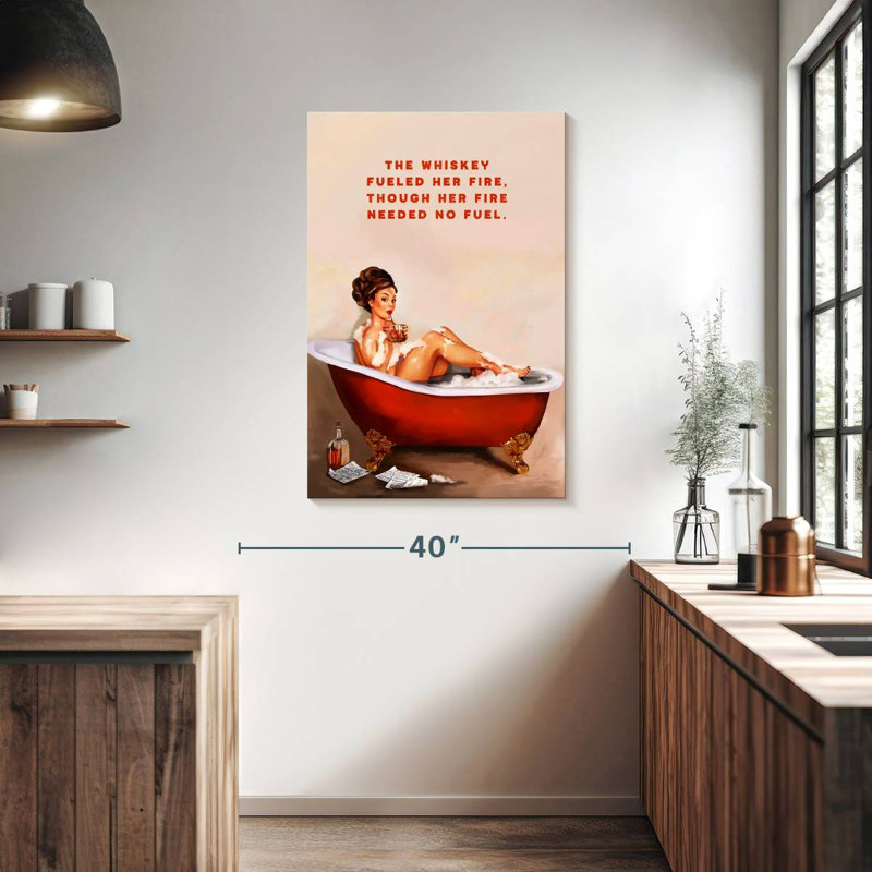 Tergel Whiskey Fuel Fire Bath, 39" H x 26" W