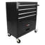 Armoire à outils de rangement pour le travail en acier à 4 tiroirs avec roulettes et poignée-1190052853
