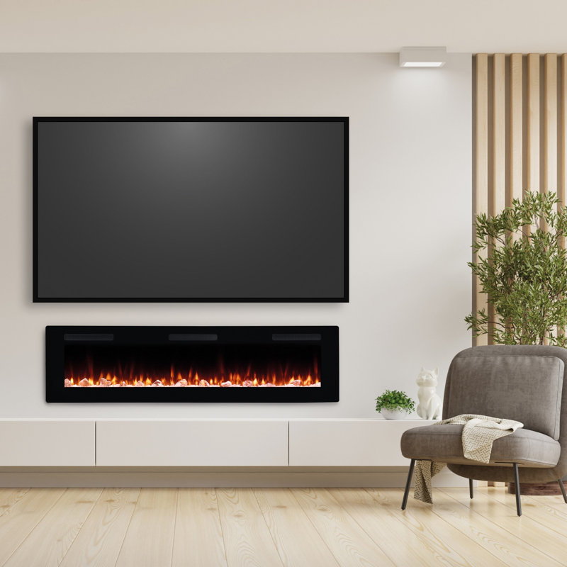 Dimplex Sierra Optiflame Media Wall Fire, Built-In, Wall Mounting or Freestanding, 3 sizes, 182.9cm