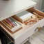 Bureau d'ordinateur avec 2 tiroirs coulissants