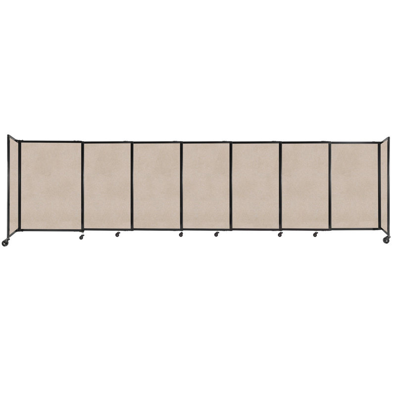 Cloison portative Soundsorb, H 48 po x l 186 po, Beige