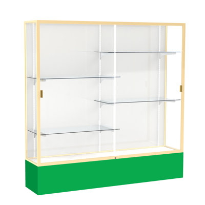 Spirit Series 72'' H x 72'' W Aluminum Display Cases 
