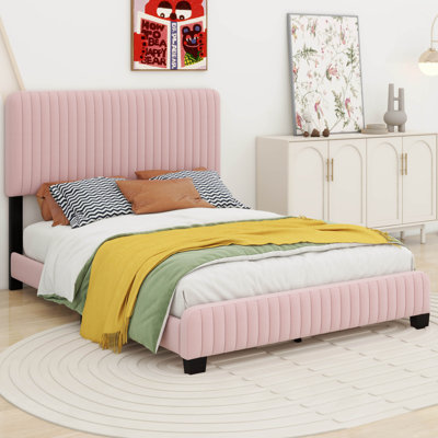 Aspazia Upholstered Panel Bed