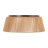 20" 3-light Hand-Woven Rattan Drum Flush Mount