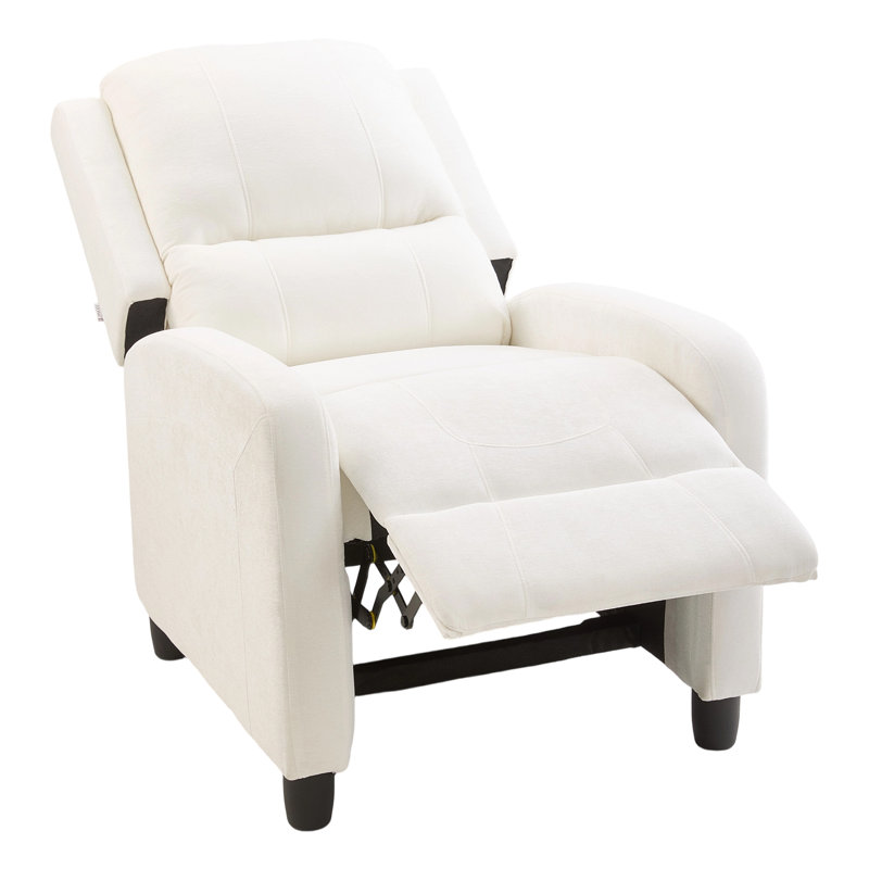 Single Recliners Recliner Armchair Reclining Chair, White