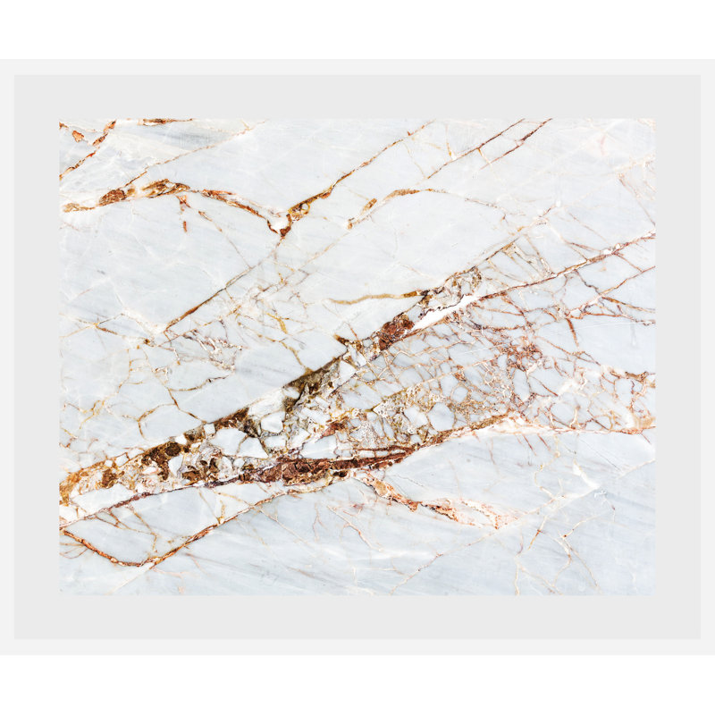 Marble - Single Picture Frame Print, 50 cm H x 40 cm W
