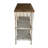Three-Tiered Wooden Console Table