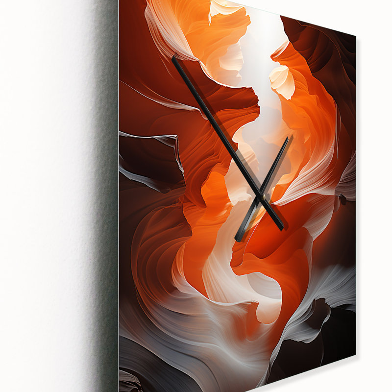 Horloge murale moderne Canyon Antelope Whirlwinds, Très grand