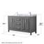 Daria 60'' W Double Vanity-97961481-97961483