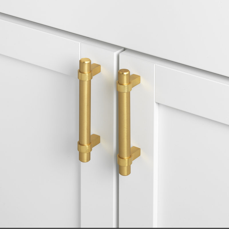 Bar Pull Multipack, Satin Gold, 3"