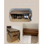 Banc de rangement pour chaussures à tenon et mortaise en bois massif Country Country-469045888