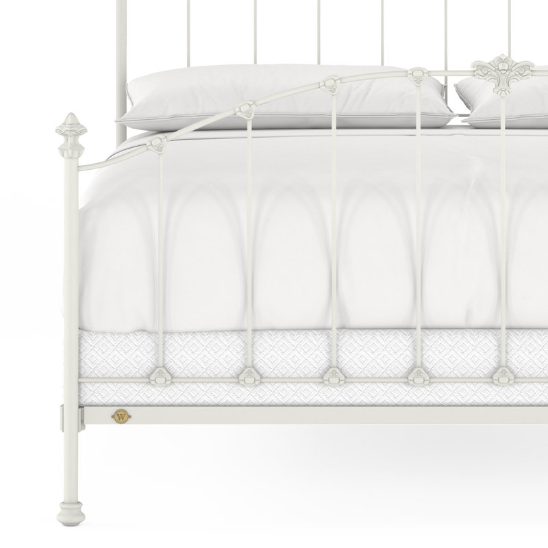 171 Country French Bed | Complete Standard, King, Matte White