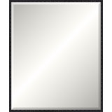 Antique Black Wave Signature Mirror