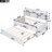 Wooden Captain Daybed Bed With Built-In Bookshelves-338012567-338012563