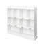 Bibliothèque à 10 tablettes, organisateur en bois à 3 niveaux pour livres, photos et objets de collection, parfait pour la maison ou le bureau