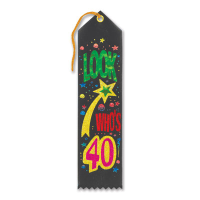Ruban «Look Who's 40 Award»