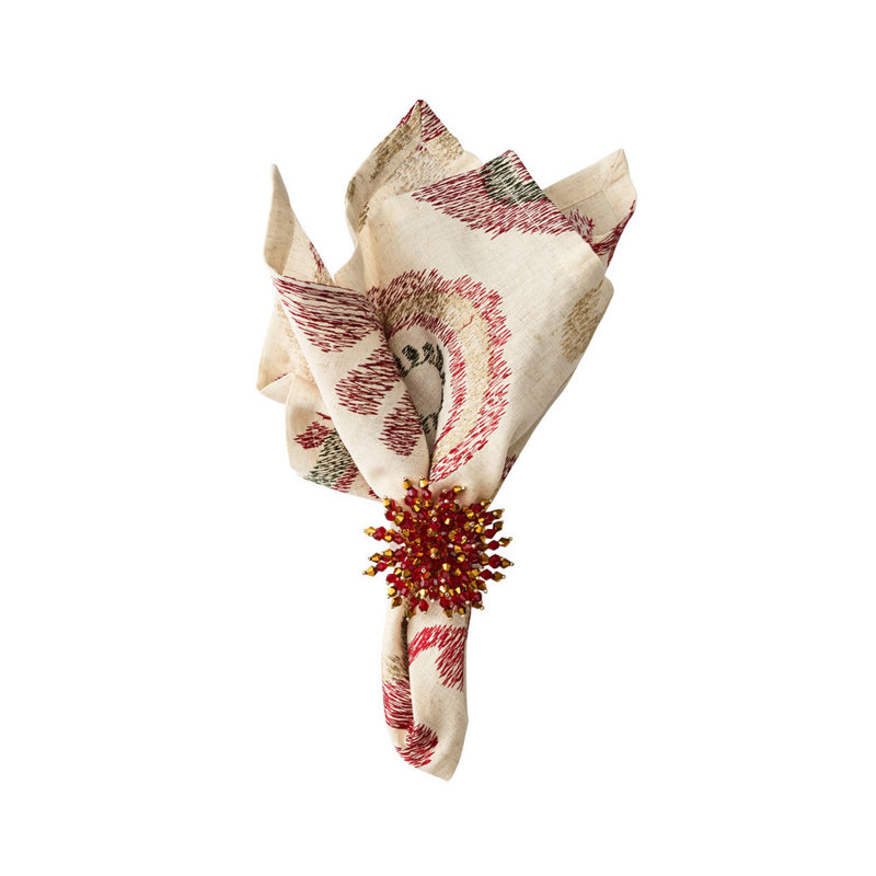Brilliant Napkin Ring, Red