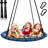 45inch Web/Saucer Swing with 2pcs Tree Hanging Straps, Steel Frame and Adjustable Ropes-113196876