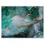 Turquoise et gris, art abstrait fluide de luxe II, reproduction sur toile-67311742-67311738-119116652