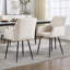 Kilduff Velvet Upholstered Dining Chair with Armrests-110990742-129588259