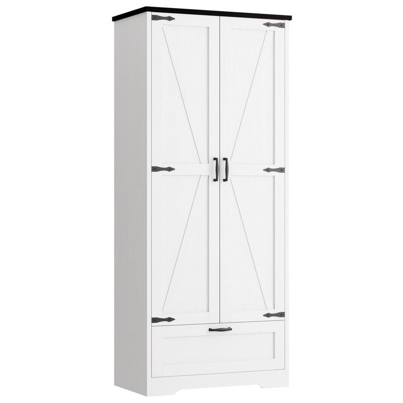 Denizard 65" Kitchen Pantry , White