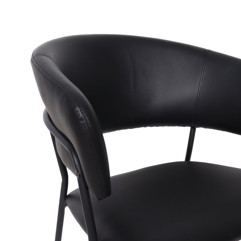 Fauteuil de salle à manger Slate, Noir