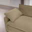 Fauteuil en velours côtelé 2 pièces-103301805