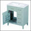 Meuble-lavabo de 30 pouces avec lavabo, armoire verte, tiroirs, cadre solide et panneau de fibres à densité moyenne pour plus de durabilité et de style-1194860736