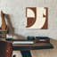 Art mural en verre «Laid Back Sepia» par Danhui Nai-77407365