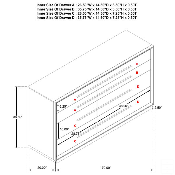 Dimensions du produit