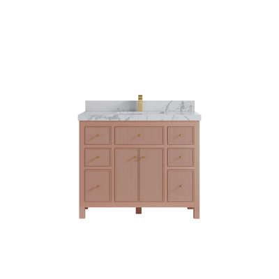 Ensemble de meuble-lavabo simple 42 po avec plateau Sonoma
