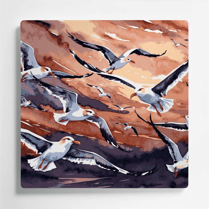 Art mural en métal mauve, H 192 po x l 192 po x P 0,05 po