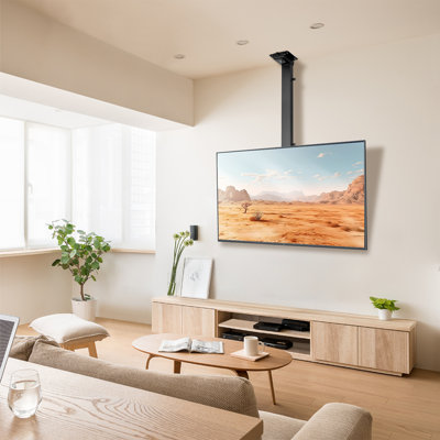 Motorized Ceiling TV Mount 32-55 in Screen Electric Adjustable TV Mount
