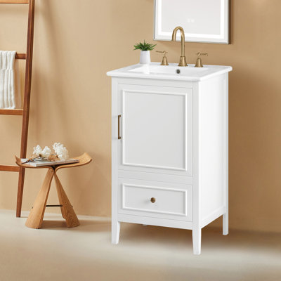 Meuble-lavabo de salle de bain 20 "avec lavabo