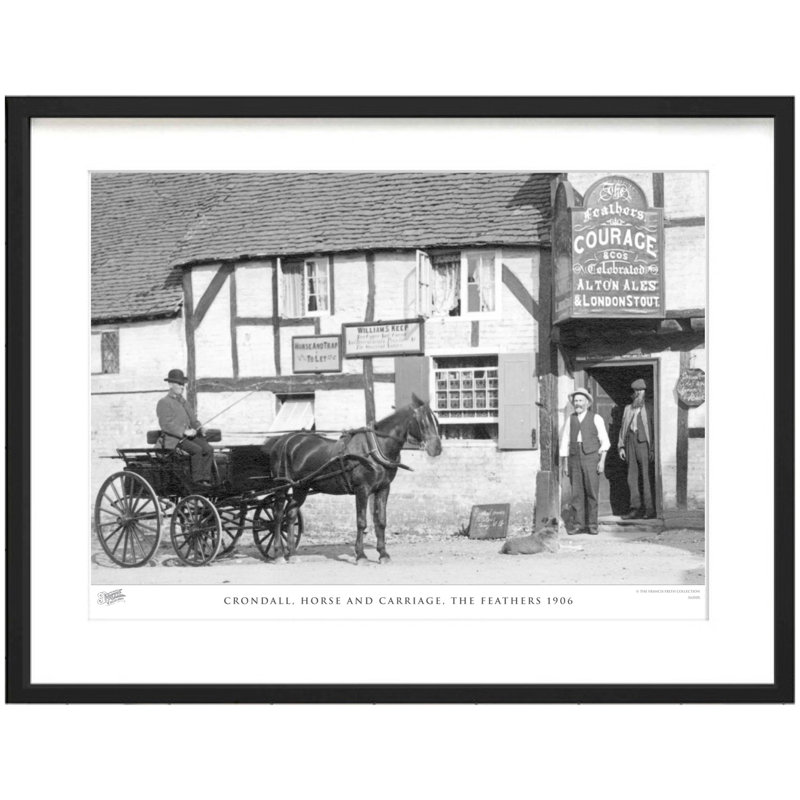 Woodchester, The Valley 1910 by Francis Frith - Single Picture Frame Print, 60cm H x 80cm W x 2.3cm D