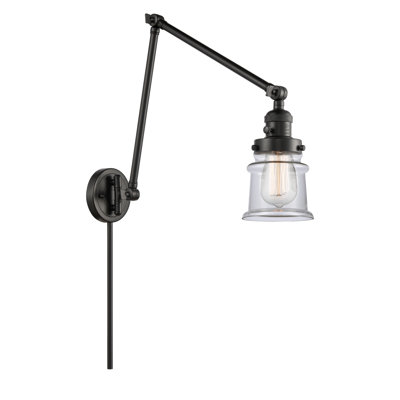 Capone Plug-in Swing Arm Sconce