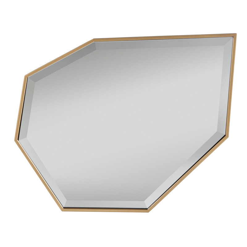 Love Joy Bliss Flat Metal Beveled Wall Mirror