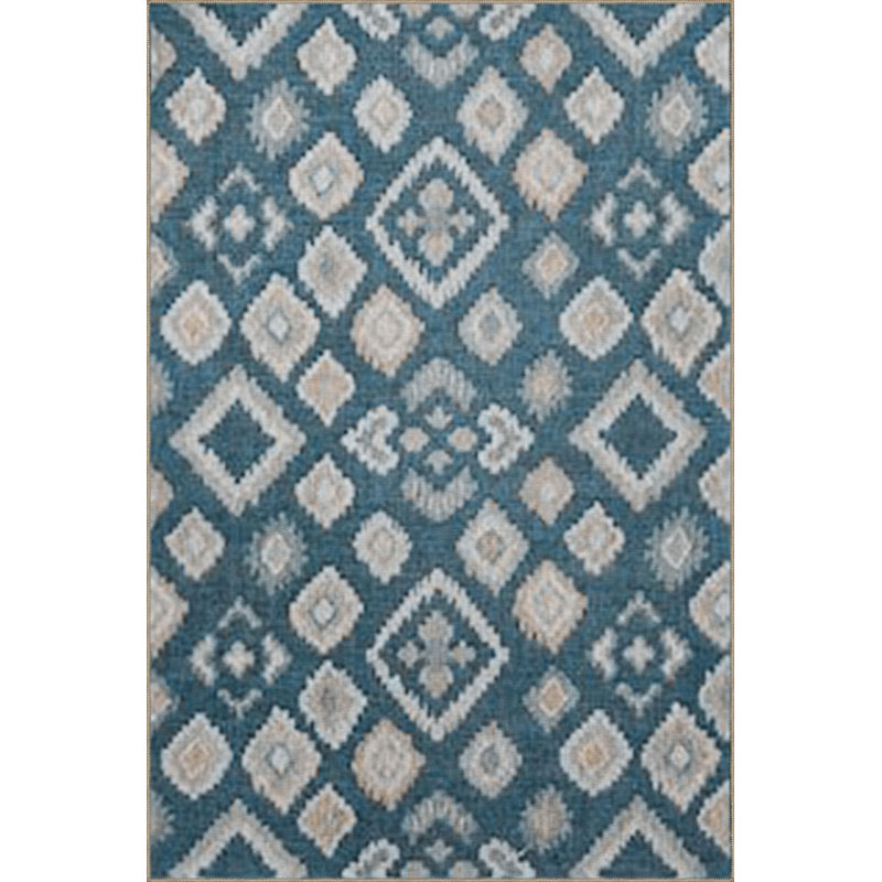 Tapis décoratif lavable à la machine, Sous-tapis carré 4 pi 11 po inclus