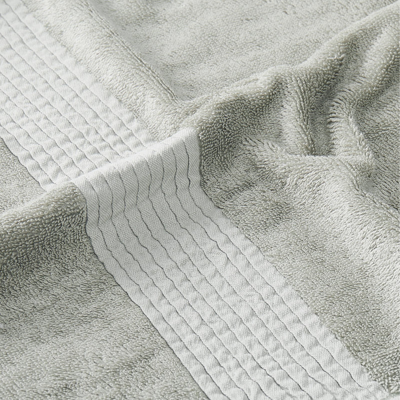 Ensemble de serviettes 6 pièces Tencel, Vert sauge