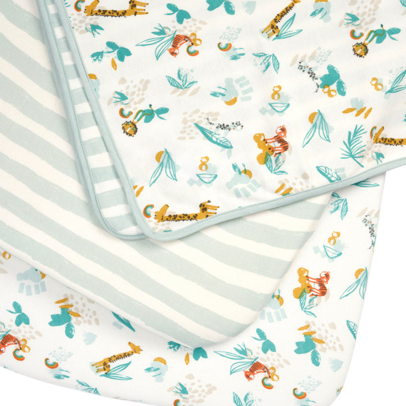 Tutti Bambini Bedside Crib Starter Pack -Run Wild