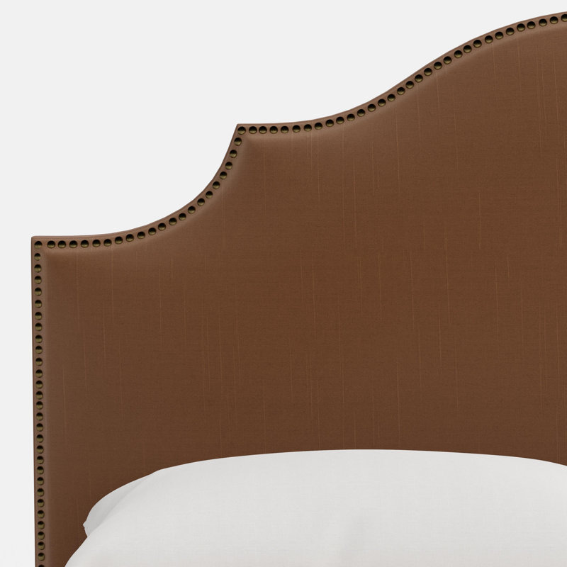 Delaware Upholstered Headboard, Shantung Khaki, California King