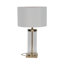 Lampe de table cylindrique moderne 25 po