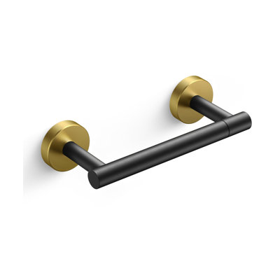 Bathroom Toilet Paper Holder Wall Mount, Double Post Pivoting Bathroom Tissue Roll Holder