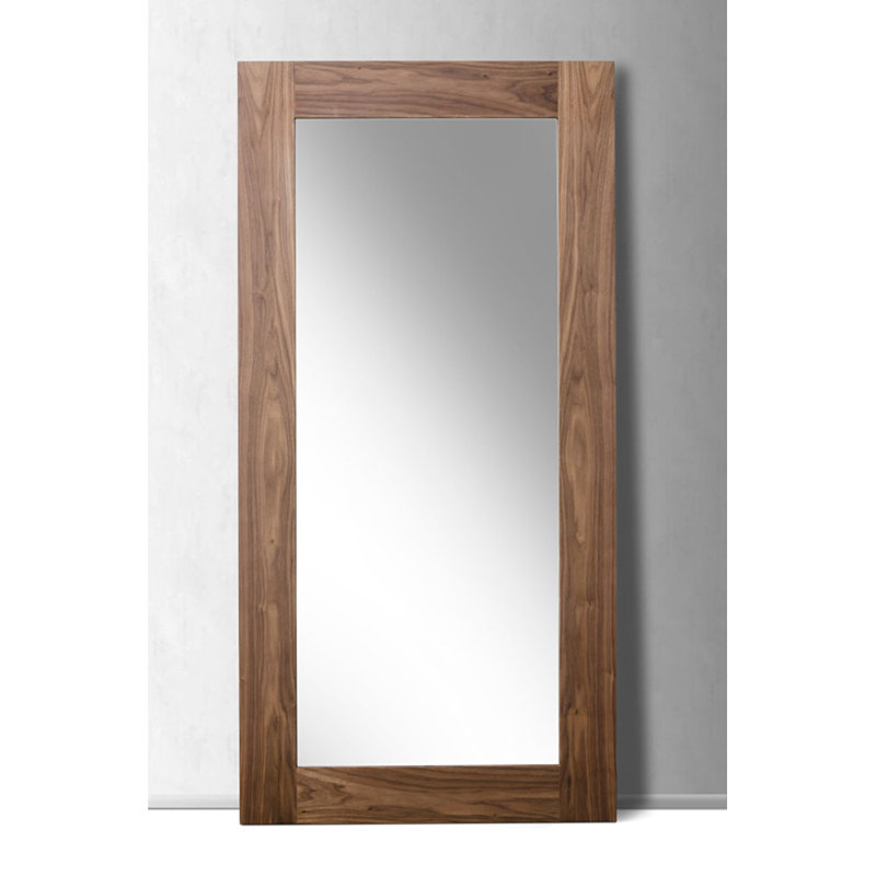 Lam Walnut Floor Mirror