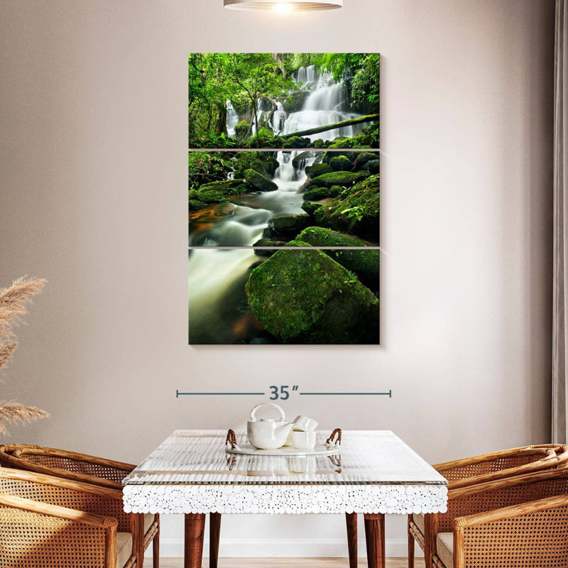 Alvord Thai Waterfall, 50" H x 32" W