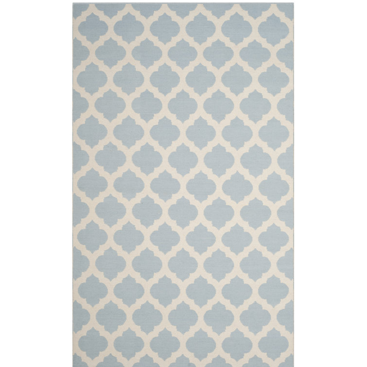 Romona Hand Woven Cotton Geometric Rug