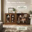 Ensemble de buffet modulaire 63,4 "avec tiroirs de rangement (ensemble de 2)-1408947781