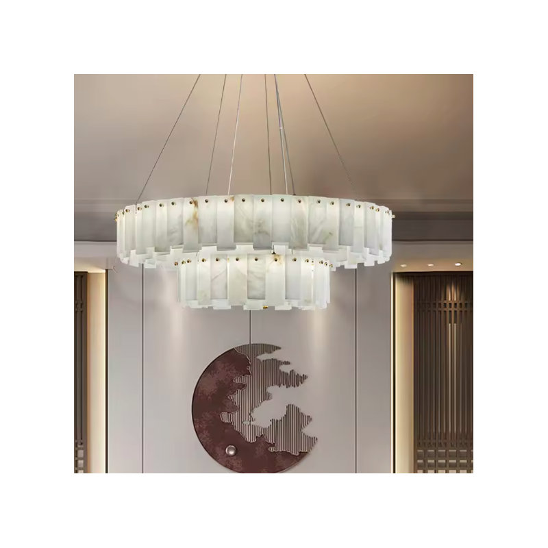 1 - Light Chandelier, 11" H x 39.4" W x 39.4" D