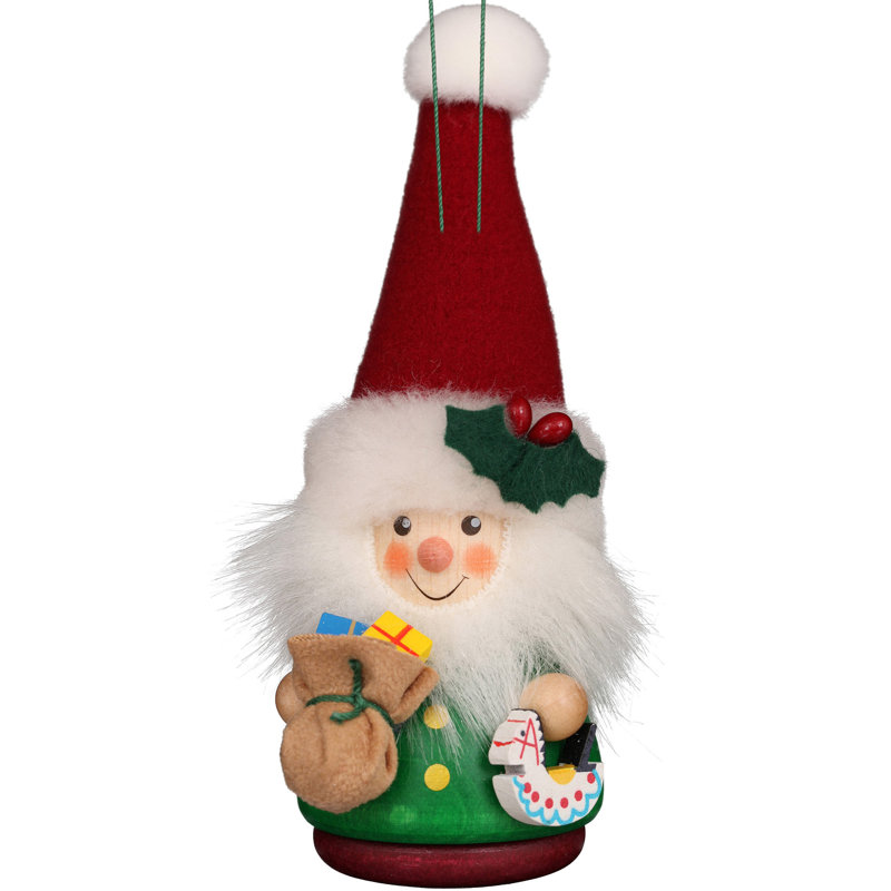 Ornement figurine suspendu père noël ulbricht christian